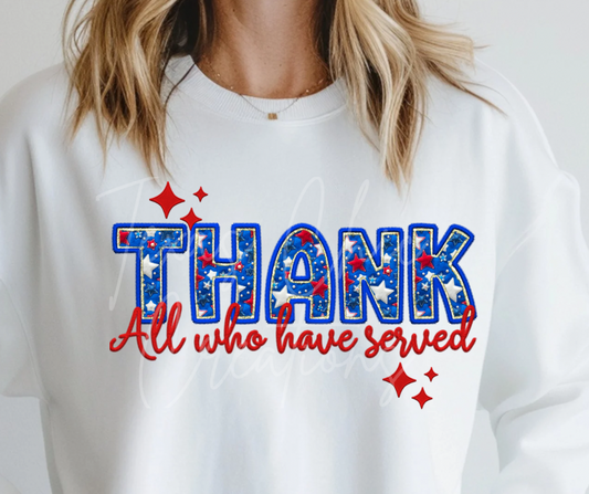 Thank all who have served