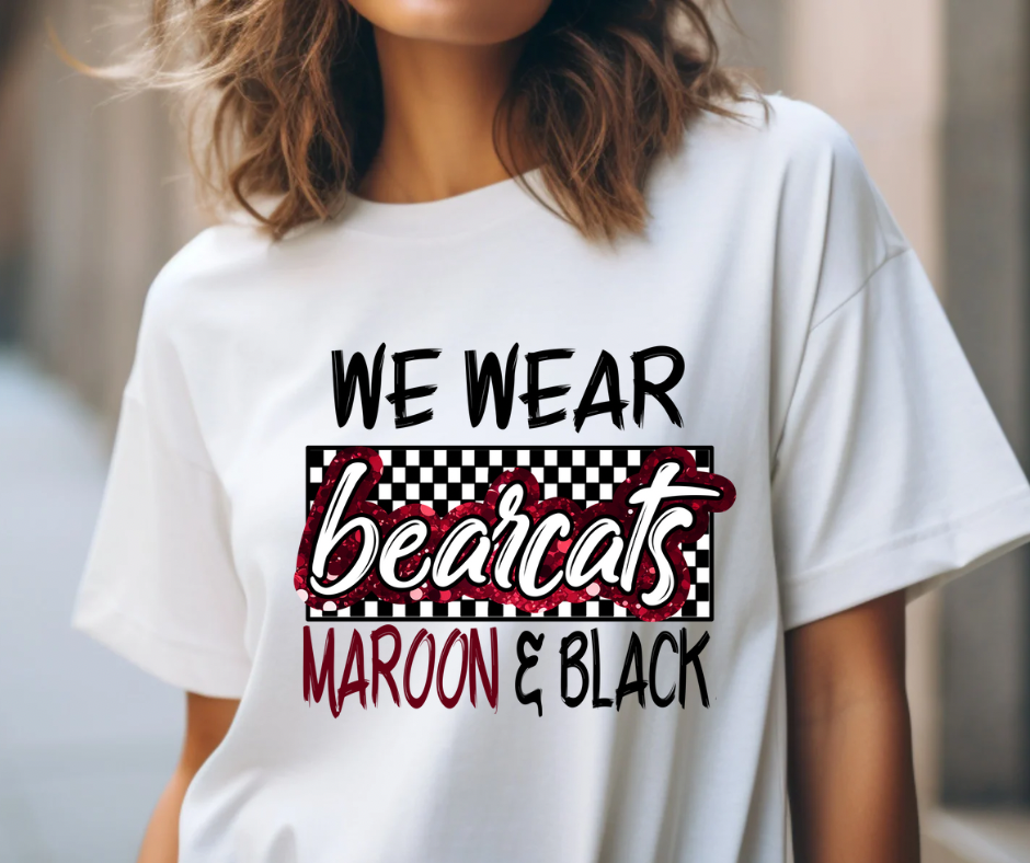 We wear Maroon & Black