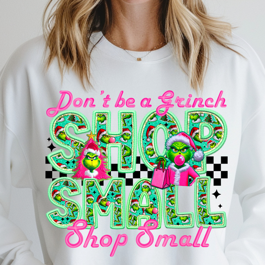 Don’t be a grinch shop small