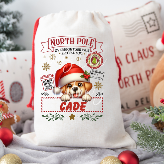 Dog Santa Sack