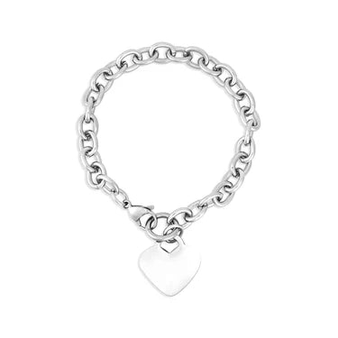 Stainless Steel Heart Bracelet
