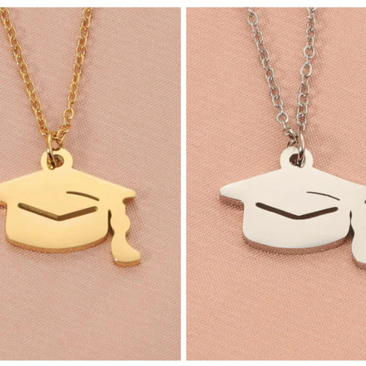 Graduation Cap Pendant Necklace